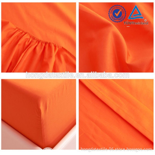 china manufacturer colorful 100% cotton bed fitted sheet